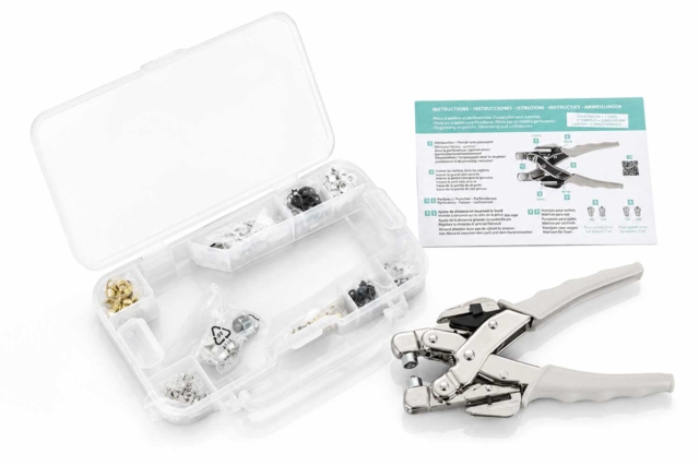 Kit perforatrice et pose-œillets - mallette Artemio - Pinces perforatrices - 10doigts.fr