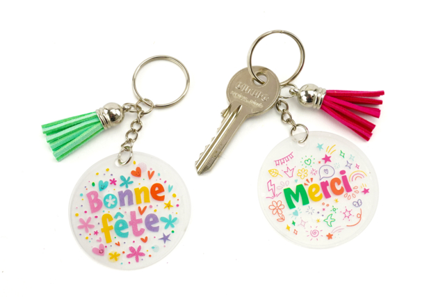 Kit porte-clés Célébrations - Porte-clés - 10doigts.fr