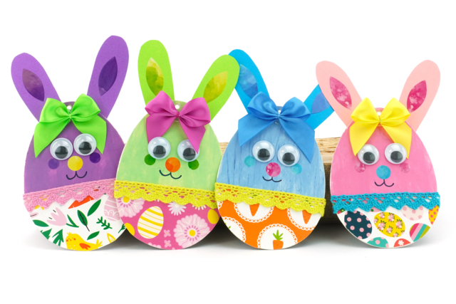 Lapins de Pâques - Papiers saisonniers - 10doigts.fr