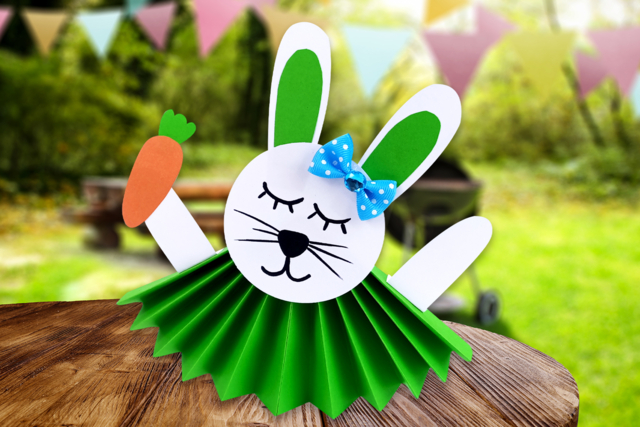 Lapins mignons en papier - Papiers colorés - 10doigts.fr