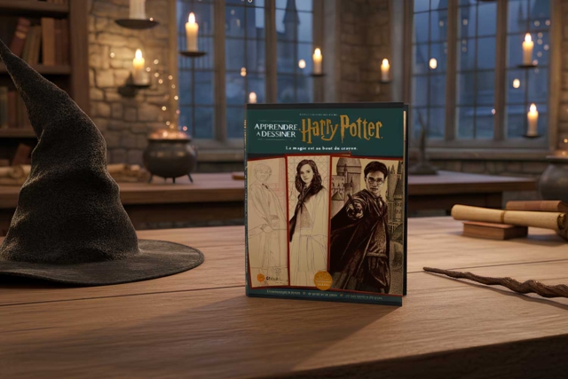 Livre : Apprendre à dessiner Harry Potter  - Livres de coloriage et dessins : pour apprendre et s'évader - 10doigts.fr