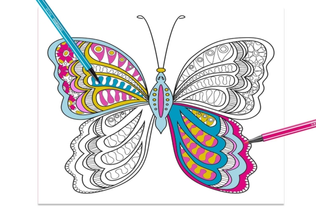 livre coloriage mandala papillon - Coloriage - 10doigts.fr