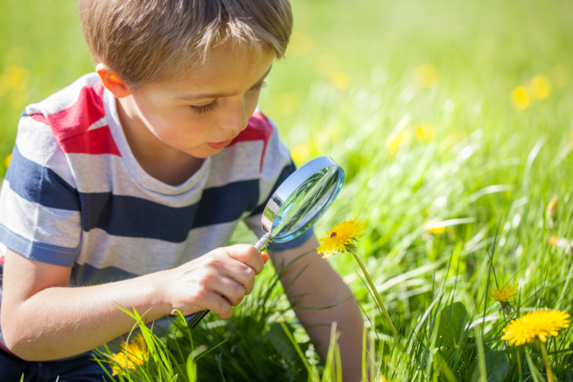 loupe enfant nature - Découverte de la nature - 10doigts.fr