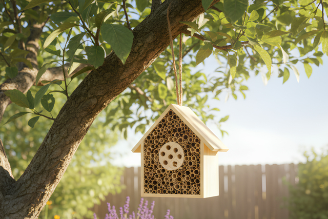 maison à insectes DIY - Nichoirs, mangeoires en bois - 10doigts.fr