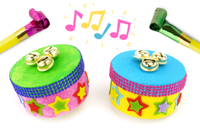 Maracas pour le carnaval - Boîtes en bois - 10doigts.fr