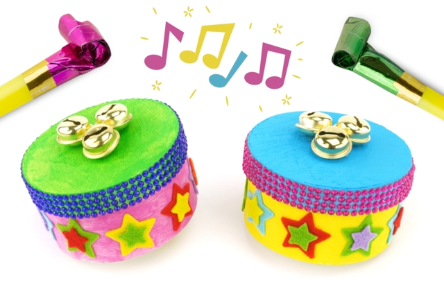 Maracas pour le carnaval - Boîtes en bois - 10doigts.fr