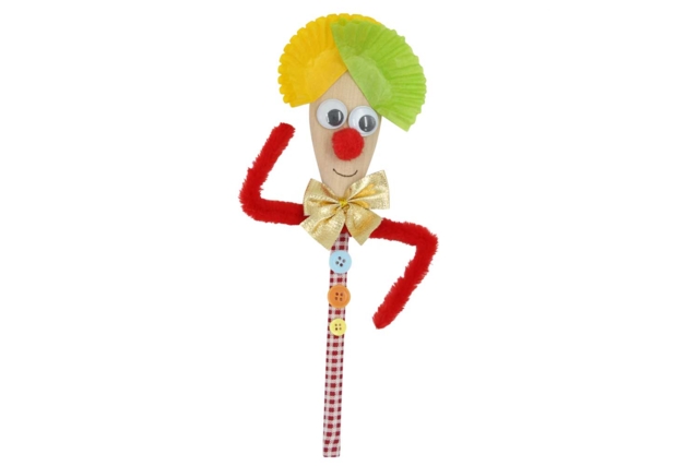marionette cuillère en bois - Objets bois pour la cuisine - 10doigts.fr