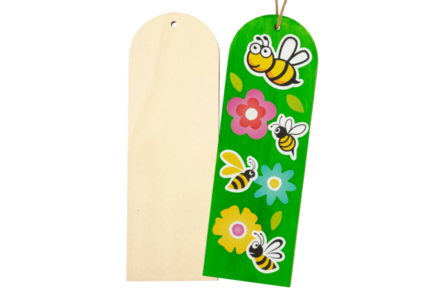 Marque-page a Customiser - Objets bois pour le bureau - 10doigts.fr