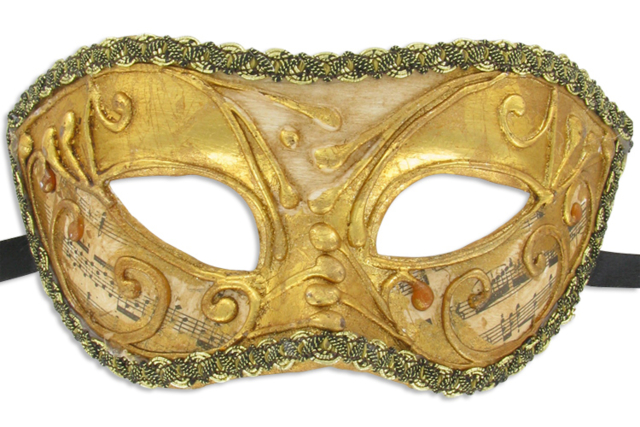 Masque vénitien doré - Masques créatifs enfants - 10doigts.fr