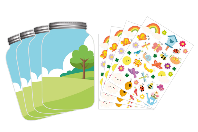 materiel Kits Mini Mondes printemps 10doigts - Kits animaux et nature : créez votre propre univers sauvage - 10doigts.fr