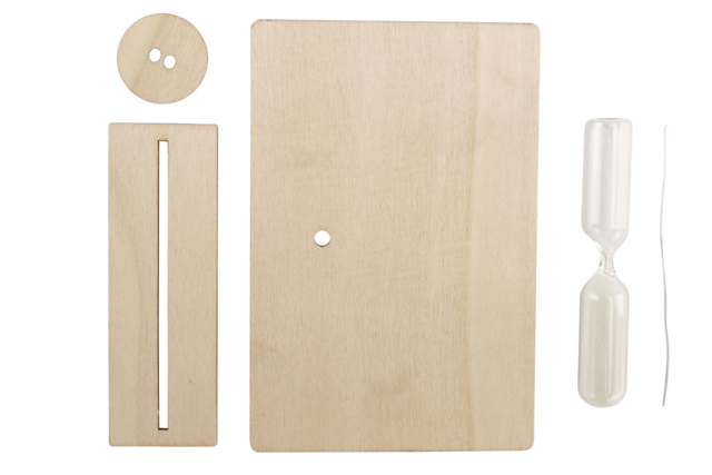 materiel pour sablier à monter - Objets bois pour la cuisine - 10doigts.fr