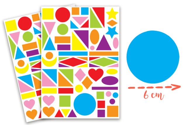 maxi gommette enfant - Gommettes géantes pour bébé et enfants - 10doigts.fr