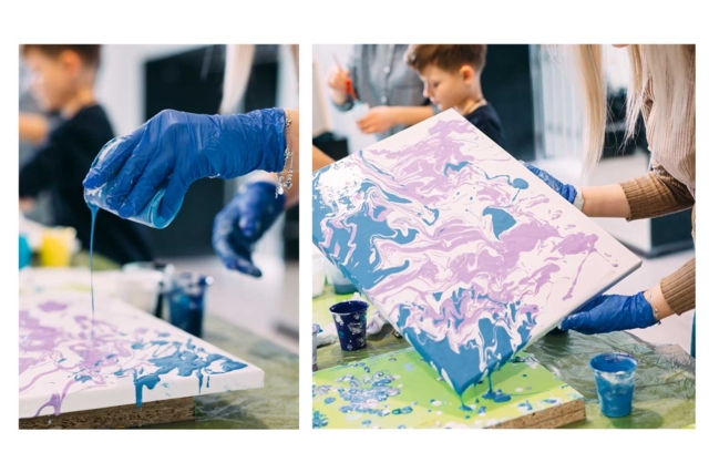 medium painting flow - Peinture marbling - 10doigts.fr