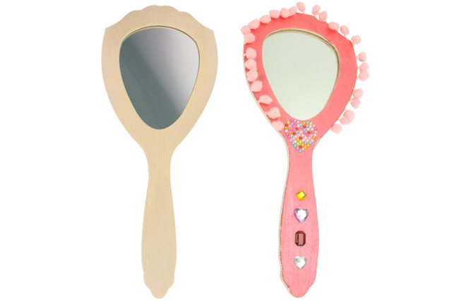 miroir rose - Miroirs à décorer - 10doigts.fr