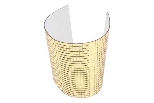 Miroirs adhésifs dorés - 1500 pcs - Miroirs à coller - 10doigts.fr