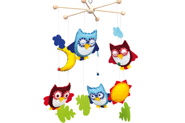 mobile hiboux - Supports pour mobiles - 10doigts.fr