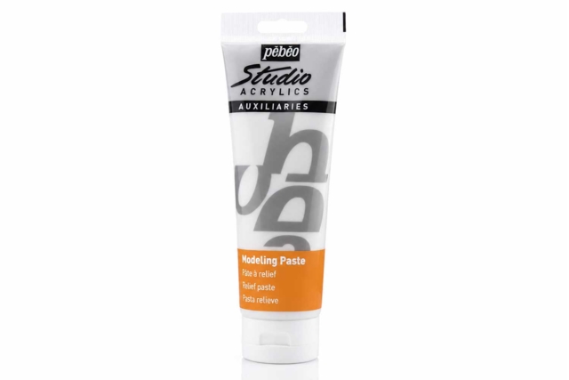 Modeling paste 250 ml - Médiums et auxiliaires pour peinture acrylique - 10doigts.fr