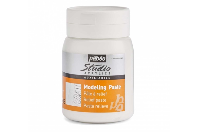 Modeling paste 500 ml - Médiums et auxiliaires pour peinture acrylique - 10doigts.fr