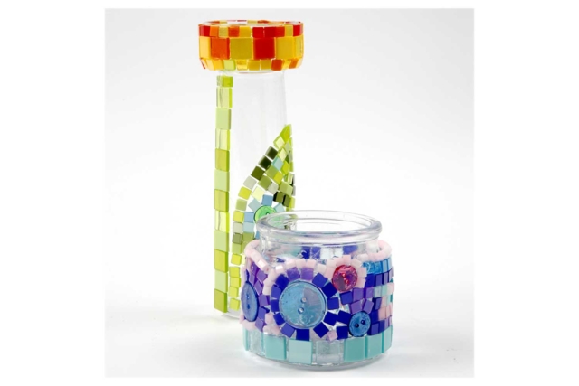 mosaiques sur verre - Mosaïques en résine - 10doigts.fr