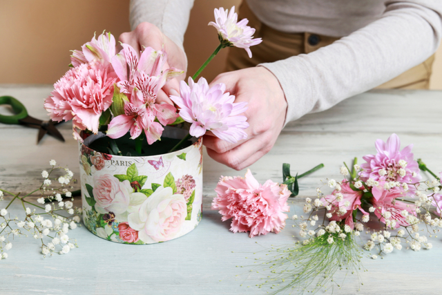 mousse florale pour composition bouquets - Supports pour Art Floral : Donnez vie à vos compositions - 10doigts.fr