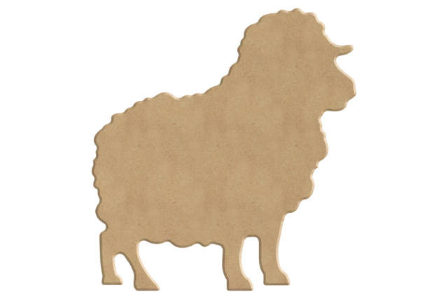 mouton en bois à décorer - Animaux en bois - 10doigts.fr