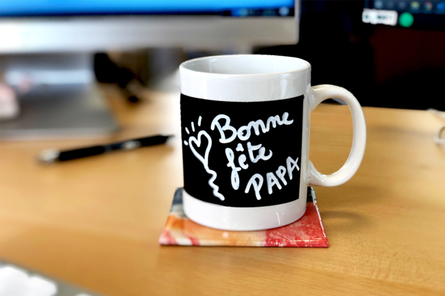 Mug message - Supports en céramique à décorer - 10doigts.fr