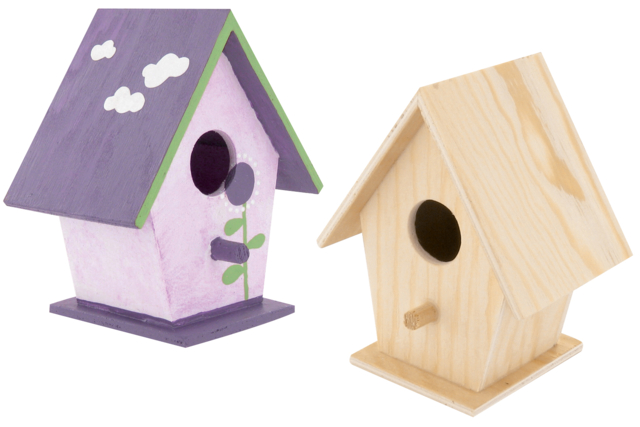 nichoir à oiseaux en bois - Nichoirs, mangeoires en bois - 10doigts.fr
