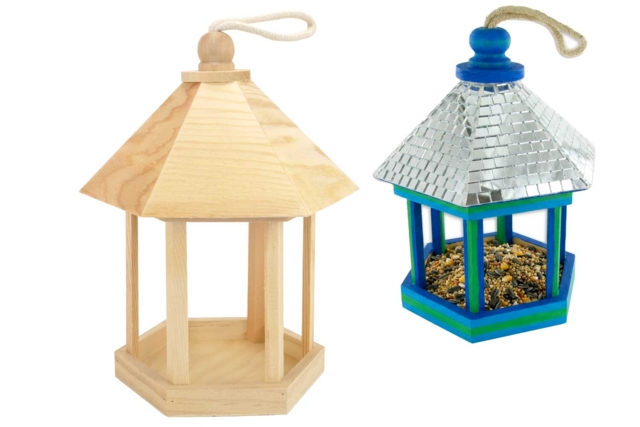 nichoir kiosque bois - Nichoirs, mangeoires en bois - 10doigts.fr