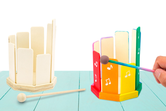 octoblock musical - Instruments en bois - 10doigts.fr