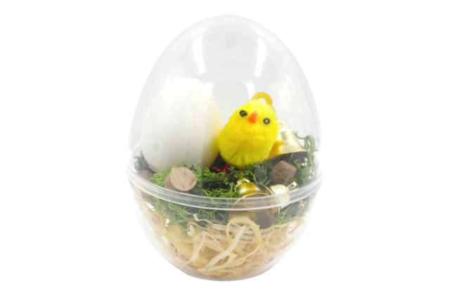 oeuf en plastique - Accessoires décoratifs de Pâques - 10doigts.fr