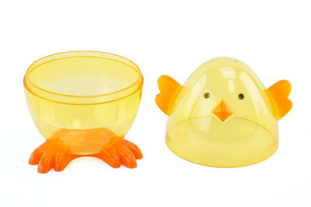 oeuf plastique poussin pâques - Oeufs de Pâques créatif - 10doigts.fr