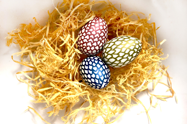 oeufs dragon  - Oeufs de Pâques créatif - 10doigts.fr