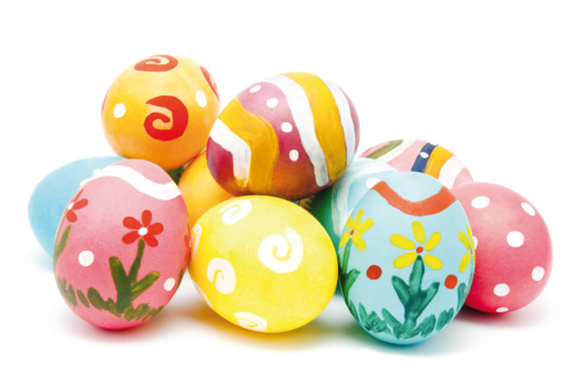 Oeufs en plastique décorées - Plastique Opaque - 10doigts.fr