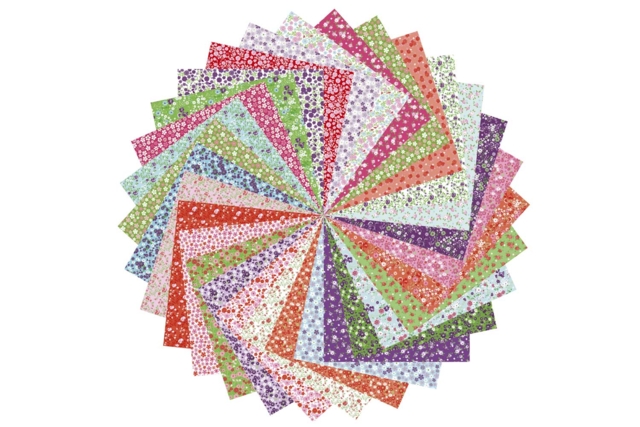 origami petites fleurs - Papiers Origami - 10doigts.fr