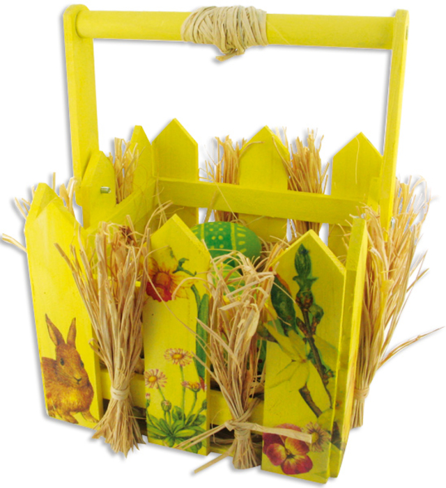 Panier champêtre - Paniers en bois - 10doigts.fr