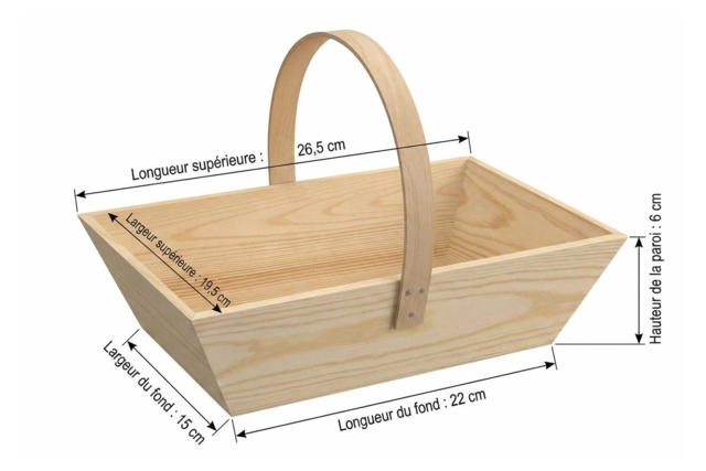 panier en bois pâques - Paniers en bois - 10doigts.fr