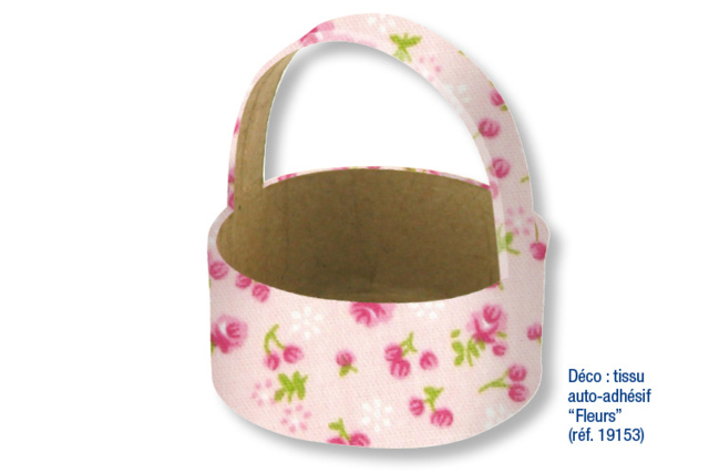 panier rond - Paniers de Pâques - 10doigts.fr