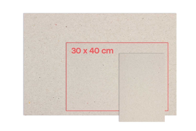 Panneaux de carton gris  30 x 40 cm - 4 pcs - Papiers épais et cartons : donnez vie à vos projets créatifs - 10doigts.fr