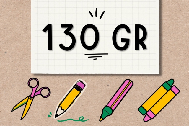 Papier 130 gr/m² - Papiers Grands Formats - 10doigts.fr