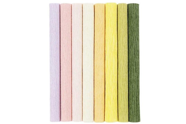 papier crépon pastel - Fleurs en papier crépon : créez des bouquets éternels - 10doigts.fr
