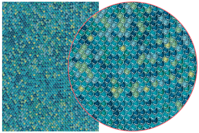 papier écailles poisson - Papiers Décopatch - 10doigts.fr
