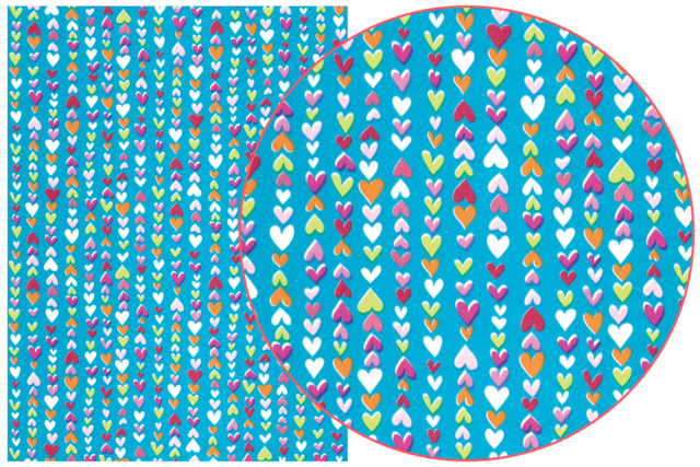 papiers decopatch petits coeurs - Papiers Décopatch - 10doigts.fr
