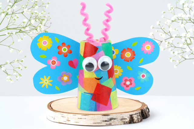 Papillon lumineux - Chenilles, cure-pipe - 10doigts.fr