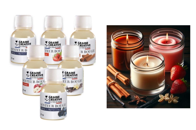 parfum pour bougie - Parfums et Colorants Bougies - 10doigts.fr