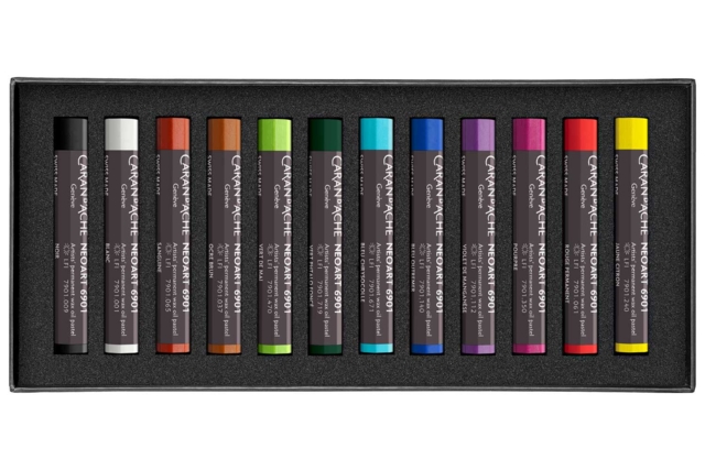 Pastels Néoart 6901- 12 couleurs - Pastels Beaux Arts - 10doigts.fr