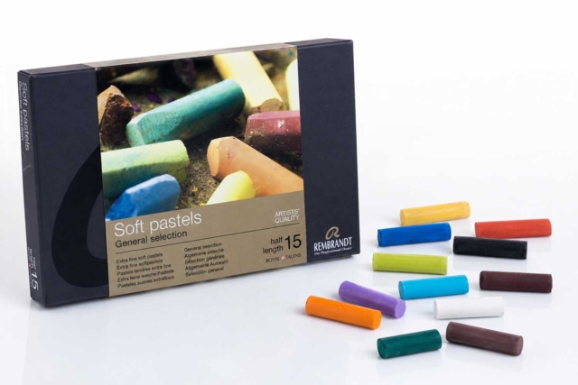 Pastels tendres Rembrandt  - 15 demi-pastels - Pastels Beaux Arts - 10doigts.fr