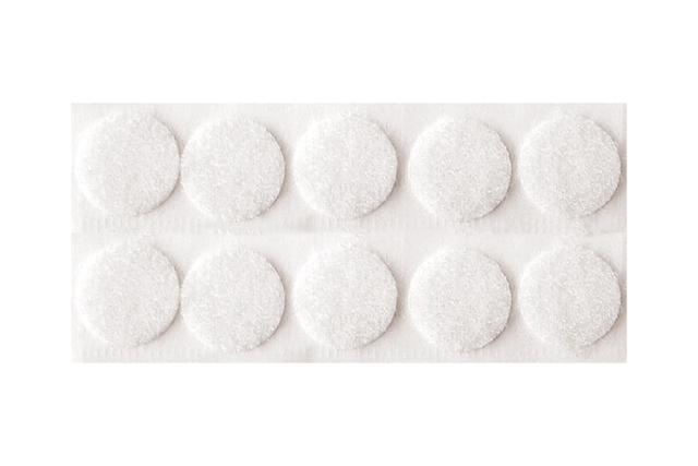 pastilles Velcro rondes auto-adhésives - Velcro , scratch - 10doigts.fr