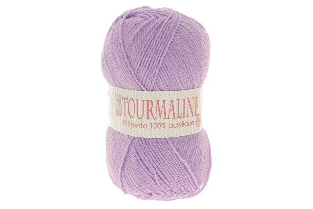 Pelote de fil pour layette "Tourmaline" - Lilas - Fils à tricoter et laines : donnez vie à vos envies créatives - 10doigts.fr