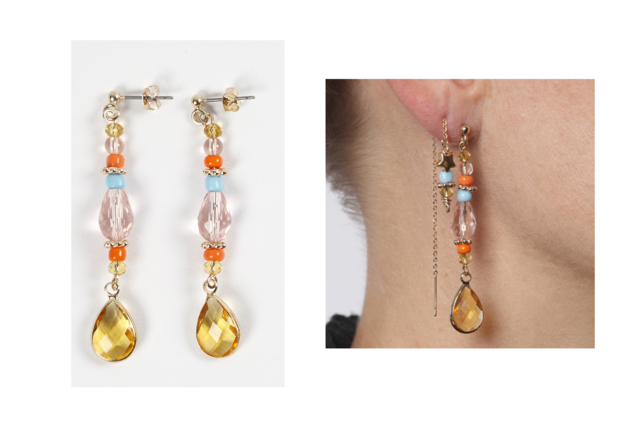 pendent d'oreilles - Boucles d'oreilles - 10doigts.fr