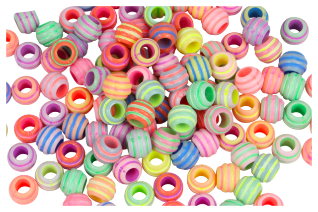 perles abeilles rondes - Perles Acrylique - 10doigts.fr